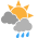 Chance of showers Chance of showers