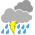 Chance of showers Chance of showers